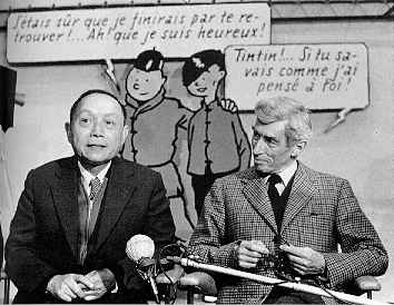 Reencuentro de Hergé y Tchang