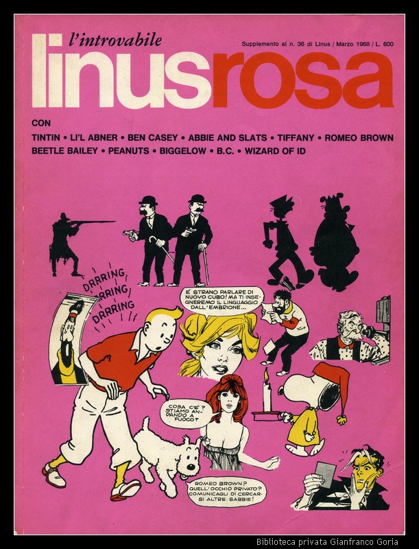 introvabile LINUS rosa con Tintin marzo 1968.jpg