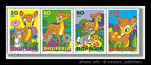 bambi francobolli alb0210set4bambi.jpg