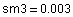 sm3 = 0.003