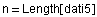 n = Length[dati5]
