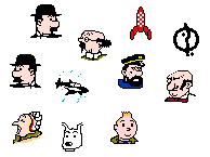 Icônes Tintin