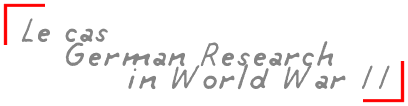 Le cas German Research in World War II